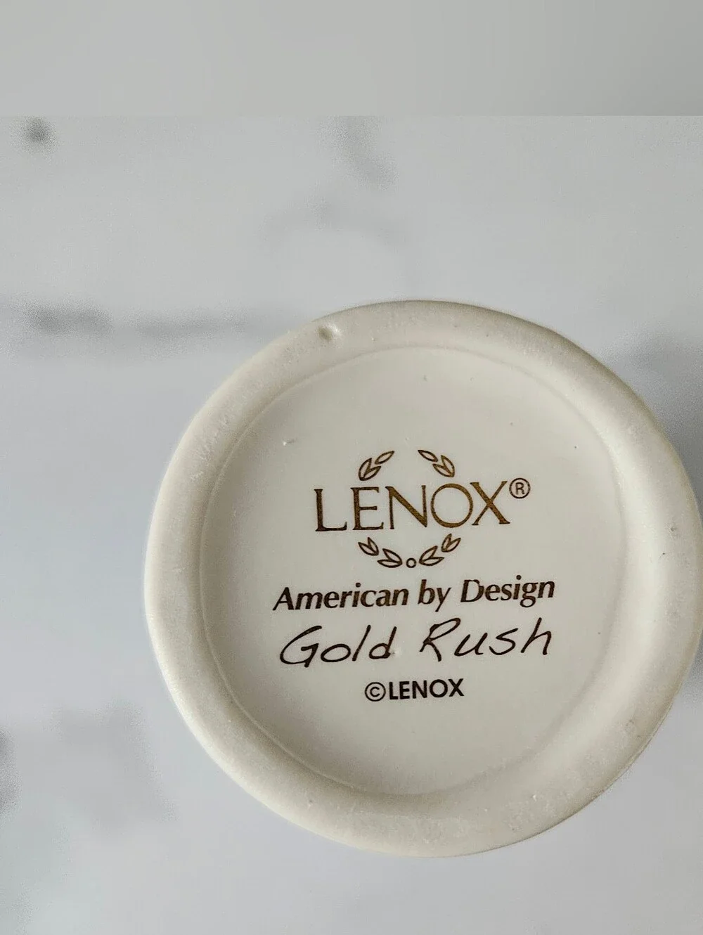 LENOX Gold Rush "You & Me" Bud Vase (7.5") - Picture 4 of 4